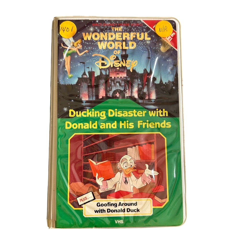 RARE‎ Walt Disney Home Video Ducking Disaster With Donald and His Friends VHS